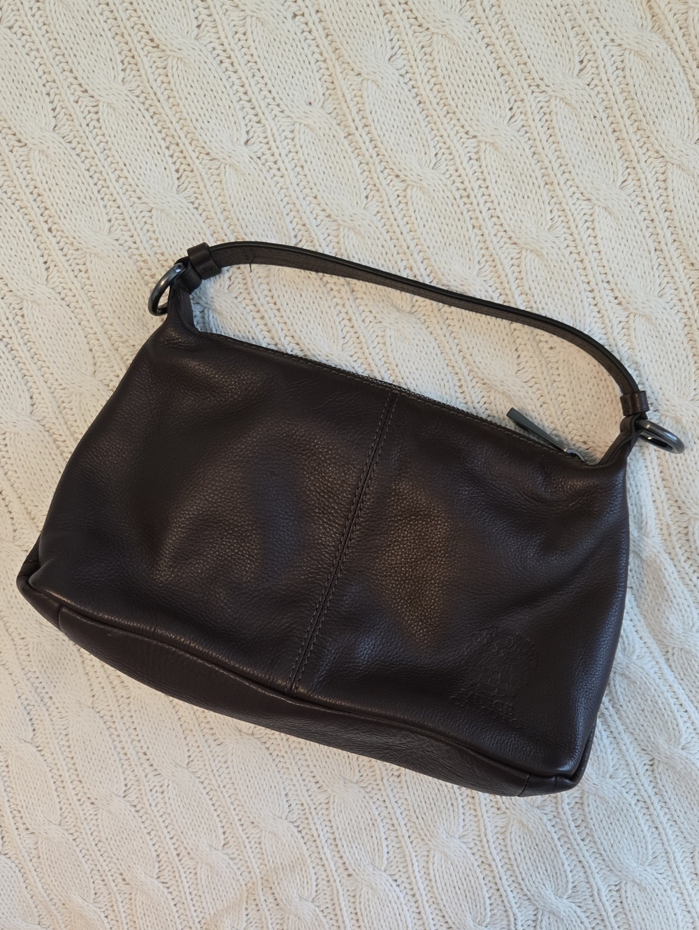 Vince Camuto Brown Leather Hand Bag